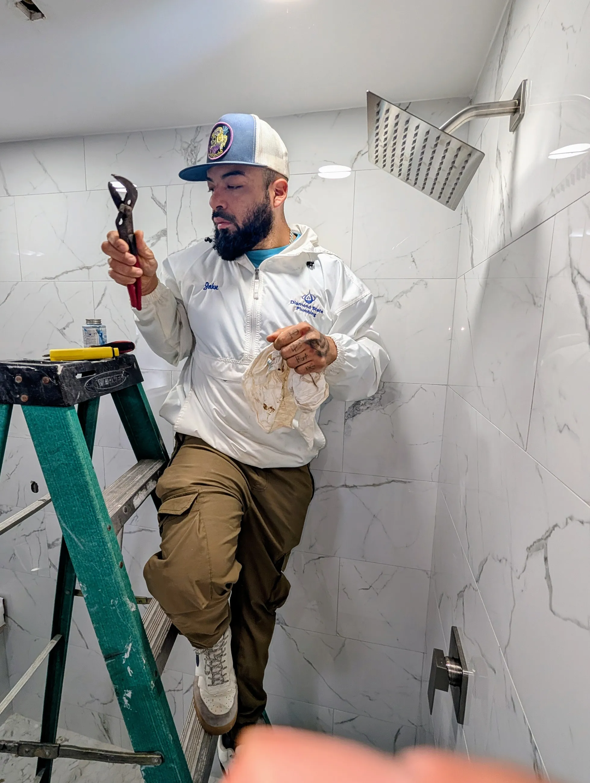 Diamond State Plumbing team working on a project in Little Rock